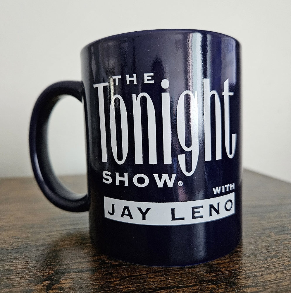 The Tonight Show with Jay Leno Navy Mug | Souvenir Merchandise